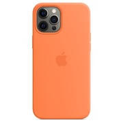 Apple iPhone 12 Pro Max Silicone Case with MagSafe - Kumquat Apple iPhone 12 Pro Max Silicone Case with MagSafe - Kumquat
