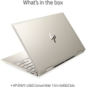 HP ENVY x360 2in1 Touchscreen Laptop-BD0023DX - Core™ i7 11th Gen 8GB 512GB Win10 13.3inch FHD Pale Gold HP ENVY x360 2in1 Touchscreen Laptop-BD0023DX - Core™ i7 11th Gen 8GB 512GB Win10 13.3inch FHD Pale Gold