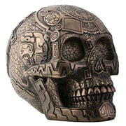 Summit Collection Bronze Aztec Skull With Engraving Collectible Statue Summit Collection Bronze Aztec Skull With Engraving Collectible Statue