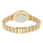 Ecstacy Gold Stainless Steel Analog Watch For Women E9504-GBGMB
