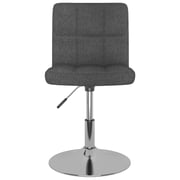 Vidaxl Swivel Dining Chairs 2 Pcs Dark Grey Fabric Vidaxl Swivel Dining Chairs 2 Pcs Dark Grey Fabric