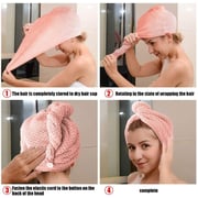 Lavish Microfibre Hair Towel Hair Turban Towel, Dry Hair Cap Quick Drying Lady Towel Superfine Fiber Bath Head Wrap 2 Pack Lavish Microfibre Hair Towel Hair Turban Towel, Dry Hair Cap Quick Drying Lady Towel Superfine Fiber Bath Head Wrap 2 Pack