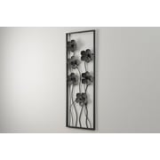 Flower Wall Deco Black 30x90cm Flower Wall Deco Black 30x90cm