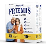 Friends Adult Diapers Premium Extra Large 10's Friends Adult Diapers Premium Extra Large 10's