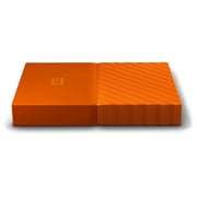 ويسترن ديجيتال جهاز تخزين المعلومات برتقالي