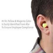 Honeywell Laser Lite High Visibility Disposable Foam Earplugs For Ear Protection , 200-pairs - 3301105