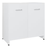 vidaXL Bathroom Cabinet White 60x33x61 cm Engineered Wood vidaXL Bathroom Cabinet White 60x33x61 cm Engineered Wood