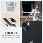 Spigen Thin Fit designed for iPhone 14 case cover - Sand Beige