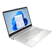 HP 15S-FQ5002NE Laptop - Core i5 1.3GHz 8GB 512GB Shared Win11Home 15.6inch FHD Silver English/Arabic Keyboard