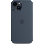Apple iPhone 14 Silicone Case Storm Blue with MagSafe Apple iPhone 14 Silicone Case Storm Blue with MagSafe