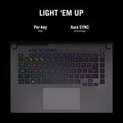 ASUS ROG Strix G17 (2022) Gaming Laptop - AMD Ryzen 9-6900HX / 17.3inch WQHD / 16GB RAM / 1TB SSD / 8GB NVIDIA GeForce RTX 3070 Ti Graphics / Windows 11 Home / English & Arabic Keyboard / Grey / Middle East Version - [G713RW-LL107W]