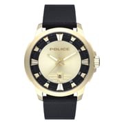 Police Kelso Black Leather Analog Men Watch 15653JSG-06 Police Kelso Black Leather Analog Men Watch 15653JSG-06