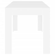 Vidaxl Dining Table White 140x74.5x76 Cm Engineered Wood Vidaxl Dining Table White 140x74.5x76 Cm Engineered Wood