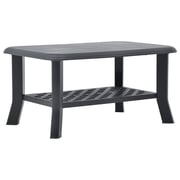 vidaXL Coffee Table Anthracite 90x60x46 cm Plastic vidaXL Coffee Table Anthracite 90x60x46 cm Plastic