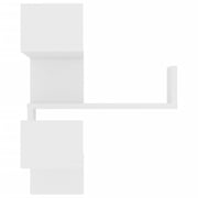 Vidaxl Wall Corner Shelf White 40x40x50 Cm Chipboard Vidaxl Wall Corner Shelf White 40x40x50 Cm Chipboard