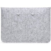 RDN Tablet Pouch Case Bag, Wool Soft Protective Laptop Sleeve Grey RDN Tablet Pouch Case Bag, Wool Soft Protective Laptop Sleeve Grey