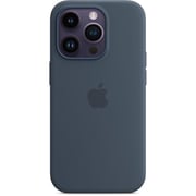 Apple iPhone 14 Pro Silicone Case Storm Blue with MagSafe Apple iPhone 14 Pro Silicone Case Storm Blue with MagSafe
