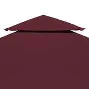 Vidaxl 2-tier Gazebo Top Cover 310 G/m² 4x3 M Bordeaux Vidaxl 2-tier Gazebo Top Cover 310 G/m² 4x3 M Bordeaux