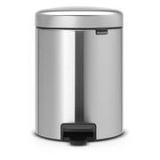 Brabantia Pedal Bin NewIcon 5Litre Matt Steel