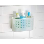 Idesign Plastic Suction Bathroom Shower Caddy, Rectangular Basket For Shampoo, Conditioner, Soap, Creams, Towels, Razors, Loofahs, 4 Idesign Plastic Suction Bathroom Shower Caddy, Rectangular Basket For Shampoo, Conditioner, Soap, Creams, Towels, Razors, Loofahs, 4