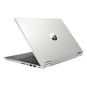 HP Pavilion x360 14-DH1013NE Convertible Touch Laptop - Core i3 2.1GHz 8GB 512GB Shared Win10 14inch FHD Natural Silver HP Pavilion x360 14-DH1013NE Convertible Touch Laptop - Core i3 2.1GHz 8GB 512GB Shared Win10 14inch FHD Natural Silver