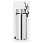 Brabantia Pedal Bin NewIcon 30Litre With Metal Inner Bucket Brilliant Steel