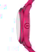 Michael Kors Maddye Pink Silicone Analog Women Watch MK6803 Michael Kors Maddye Pink Silicone Analog Women Watch MK6803