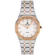 BEVERLY HILLS POLO CLUB Women's Analog White Mop Dial Watch - BP3161X.520 BEVERLY HILLS POLO CLUB Women's Analog White Mop Dial Watch - BP3161X.520