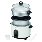 Kenwood 2 IN 1 RICE COOKER, 2.8L Non-Stick pot Capacity With Steam Basket, RCM69.AOWH