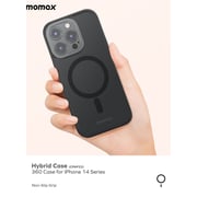 Momax Hybrid designed for iPhone 14 Pro MAX case cover compatible with MagSafe - Black