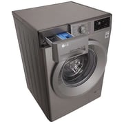 LG 8KG Washing Machine Silver F4J5TNP7S, 6 Motion Direct Drive, Add Item, Smart Diagnosis LG 8KG Washing Machine Silver F4J5TNP7S, 6 Motion Direct Drive, Add Item, Smart Diagnosis