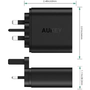 Aukey Dual Port Turbo Charger Black Aukey Dual Port Turbo Charger Black