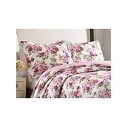Laura Ashley Home | Lidia Collection | Luxury Premium Ultra Soft Quilt Coverlet, Comfortable 3 Piece Bedding Set, All Season Stylish Bedspread, Full/Queen, Pink Laura Ashley Home | Lidia Collection | Luxury Premium Ultra Soft Quilt Coverlet, Comfortable 3 Piece Bedding Set, All Season Stylish Bedspread, Full/Queen, Pink