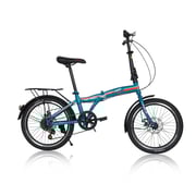 Vego Fold Folding Bike 6 Speed 20 Inch - Blue Vego Fold Folding Bike 6 Speed 20 Inch - Blue