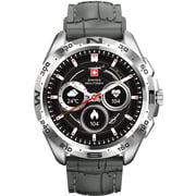 Swiss Military SM-WCH-DOM1-S-GRY Dom Smart Watch With Silicon Strap Grey Swiss Military SM-WCH-DOM1-S-GRY Dom Smart Watch With Silicon Strap Grey