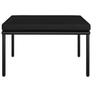 vidaXL 6 Piece Garden Lounge Set with Cushions Black PVC vidaXL 6 Piece Garden Lounge Set with Cushions Black PVC