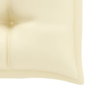 Vidaxl Garden Bench Cushion Cream White 100x50x7 Cm Fabric Vidaxl Garden Bench Cushion Cream White 100x50x7 Cm Fabric