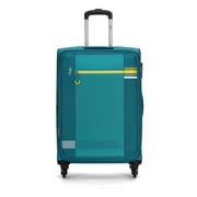 Skybags Vybe Cyan Green Soft Rolling Luggage 81cm Large