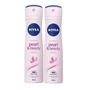 Nivea Pearl & Beauty Deo Spray Women 150ml Twin Pack Nivea Pearl & Beauty Deo Spray Women 150ml Twin Pack