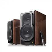 Edifier Powered Bluetooth Bookshelf 2.0 Active Speakers Brown S2000mkiiibn Edifier Powered Bluetooth Bookshelf 2.0 Active Speakers Brown S2000mkiiibn