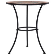 vidaXL Mosaic Bistro Table Orange/Grey 60cm Ceramic vidaXL Mosaic Bistro Table Orange/Grey 60cm Ceramic