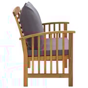 Vidaxl Garden Bench With Cushions 119 Cm Solid Acacia Wood Vidaxl Garden Bench With Cushions 119 Cm Solid Acacia Wood