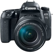 Canon EOS 77D DSLR Camera Black With EFS 18-135mm IS USM Lens Canon EOS 77D DSLR Camera Black With EFS 18-135mm IS USM Lens