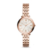 Fossil ES3799 Jacqueline Mini Rose-Tone Stainless Steel Watch Fossil ES3799 Jacqueline Mini Rose-Tone Stainless Steel Watch