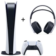 Sony PlayStation 5 Console (Digital Version) + Pulse 3D Wireless Headset