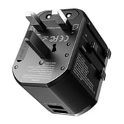Rock BP-RCC Multi-Universal Travel Adapter + 3 in 1 Cable Black Rock BP-RCC Multi-Universal Travel Adapter + 3 in 1 Cable Black