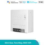 Sonoff DIY MINIR2 Wi-Fi 10A 2 Way Smart Switch Control Support APP and LAN Smart Timer Module White Sonoff DIY MINIR2 Wi-Fi 10A 2 Way Smart Switch Control Support APP and LAN Smart Timer Module White