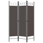 Vidaxl 3-panel Room Divider Anthracite 120x180 Cm Vidaxl 3-panel Room Divider Anthracite 120x180 Cm