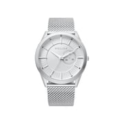 Police Helder Watch With Silver Dial And Silver Mesh Bracelet For Men - Pl 15919js-04mm Police Helder Watch With Silver Dial And Silver Mesh Bracelet For Men - Pl 15919js-04mm