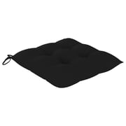 Vidaxl Chair Cushions 2 Pcs Black 40x40x7 Cm Fabric Vidaxl Chair Cushions 2 Pcs Black 40x40x7 Cm Fabric